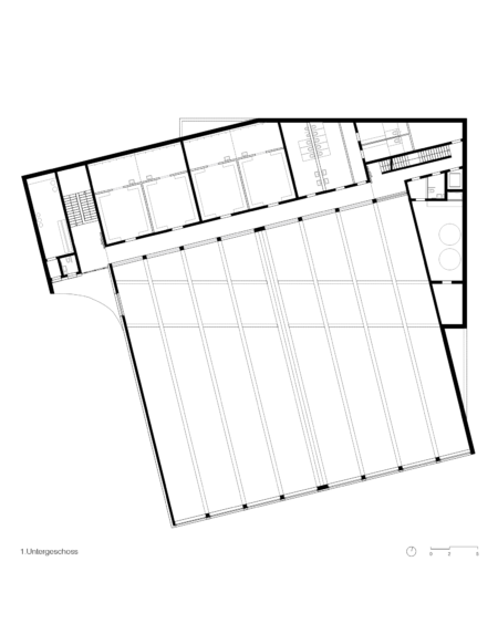 Waldrap Schulanlage Widen Grundriss 1 UG