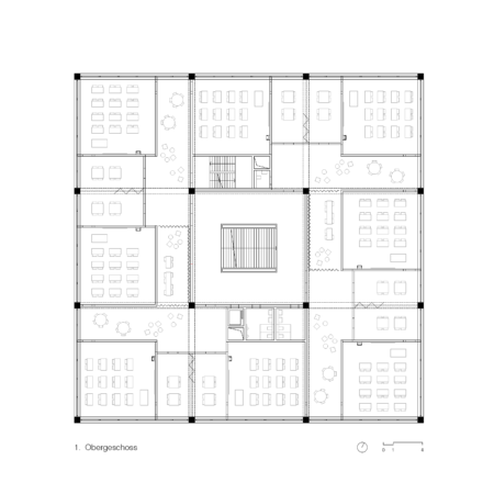 Waldrap Schule Betlehmacker Grundriss 1 OG