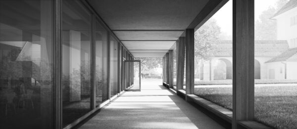 02 WALDRAP Schulhaus Zentrum Arkade