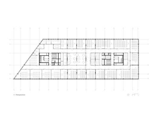 Waldrap Innovationspark Biel Grundriss 2 OG