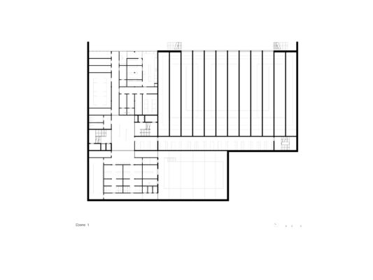 Waldrap Schulanlage Borrweg Grundriss E01