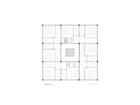 Waldrap Schule Betlehmacker Grundriss 1 OG